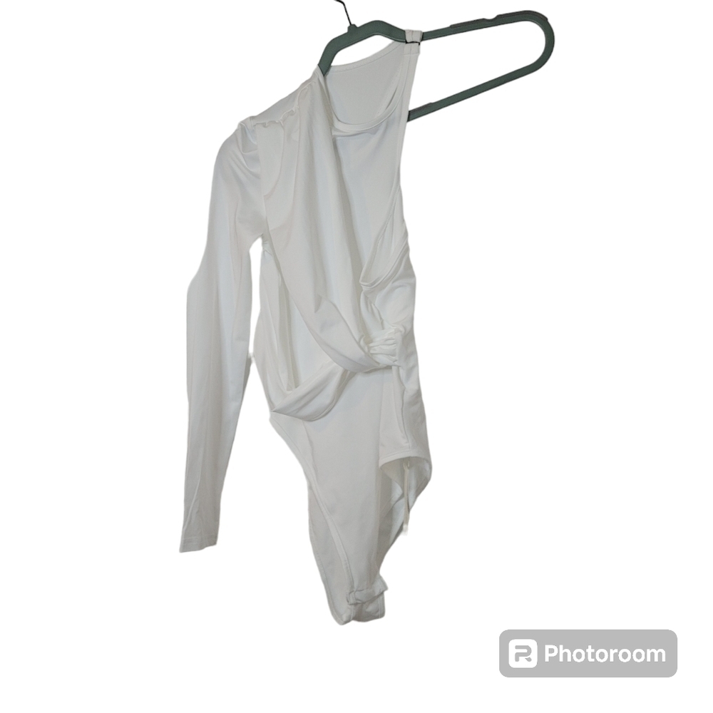 Commense Women's White Bodysuit